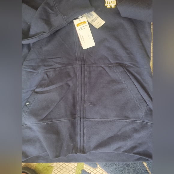 Notre Dame Dark Blue Hoodie - Picture 3 of 5